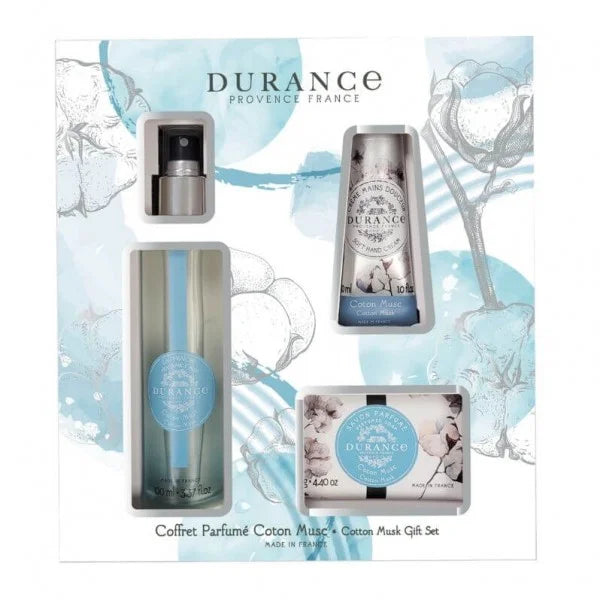 Cotton Musk Gift Set - Fragrance Mist,Soap & Hand cream